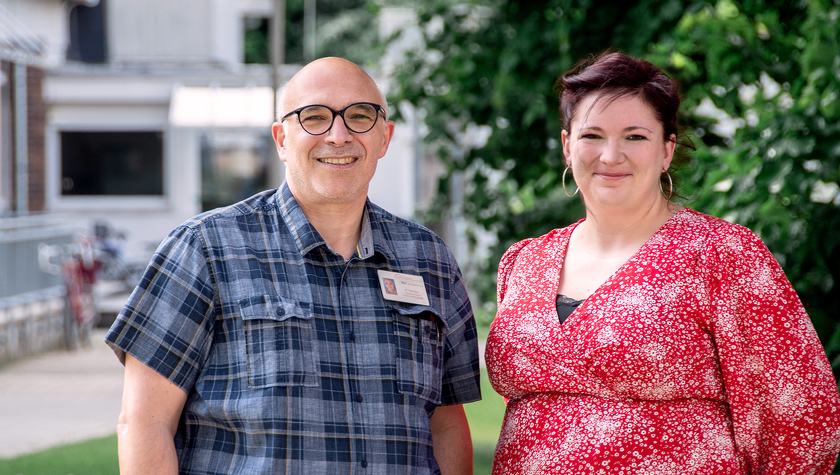 Pellegrino Tamuzza und Anja Kögler 