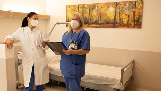 Die neuen Zimmer auf der Therapie-Station